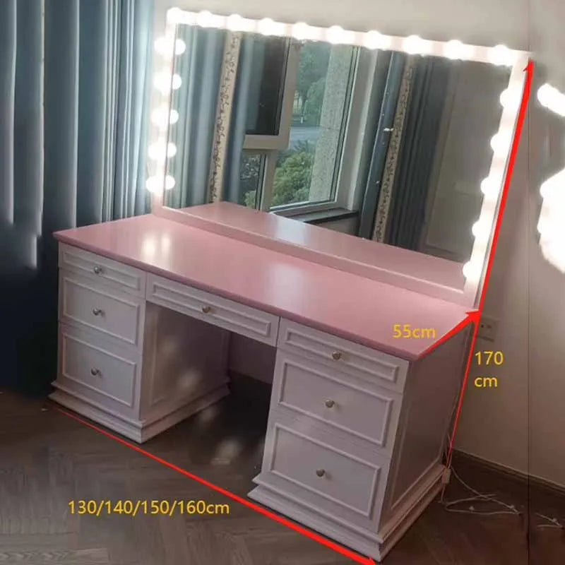 Luxury Girl Bedroom Dresser Eithe Drawers Box Living Room Storage Dressing Table Wooden Women Large Comoda Pra Quarto Furniture