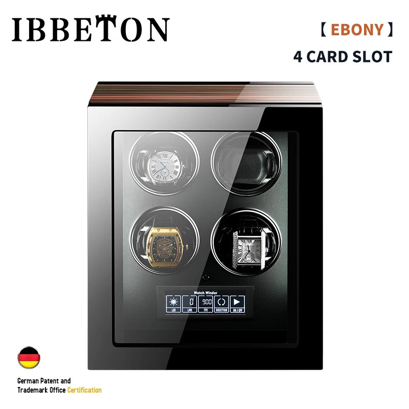 Luxury Automatic Watch Winder 24 Watches with Mabuchi Motor LCD Touch Screen and Remote Control Watch Storage Box