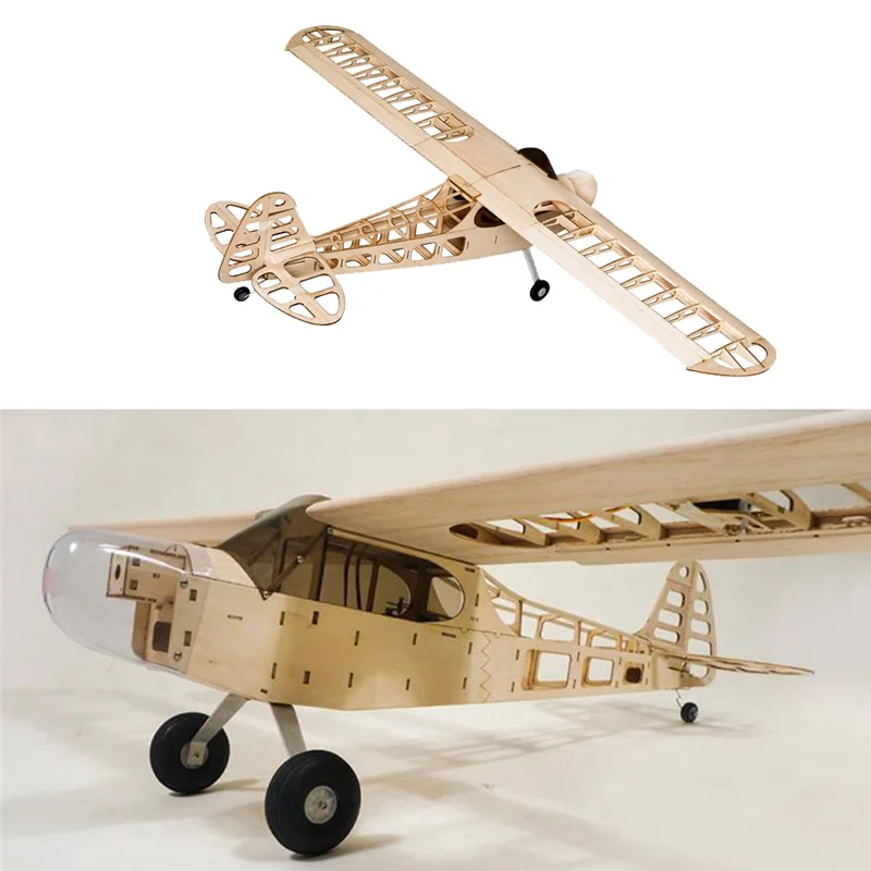 CHFL Wood RC Airplane 1.2M 30E 4CH Remote Control Aircraft KIT/PNP Version DIY Flying Model