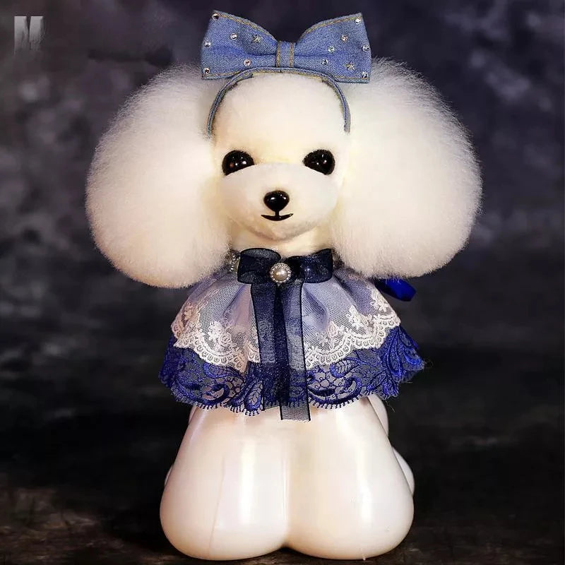 10Pcs Teddy Bear Head Wig And 1pc Free Head Dog Model Mannequin Display For Pet Goomers Trimming Practice Cheaper Dummy Dog Kit