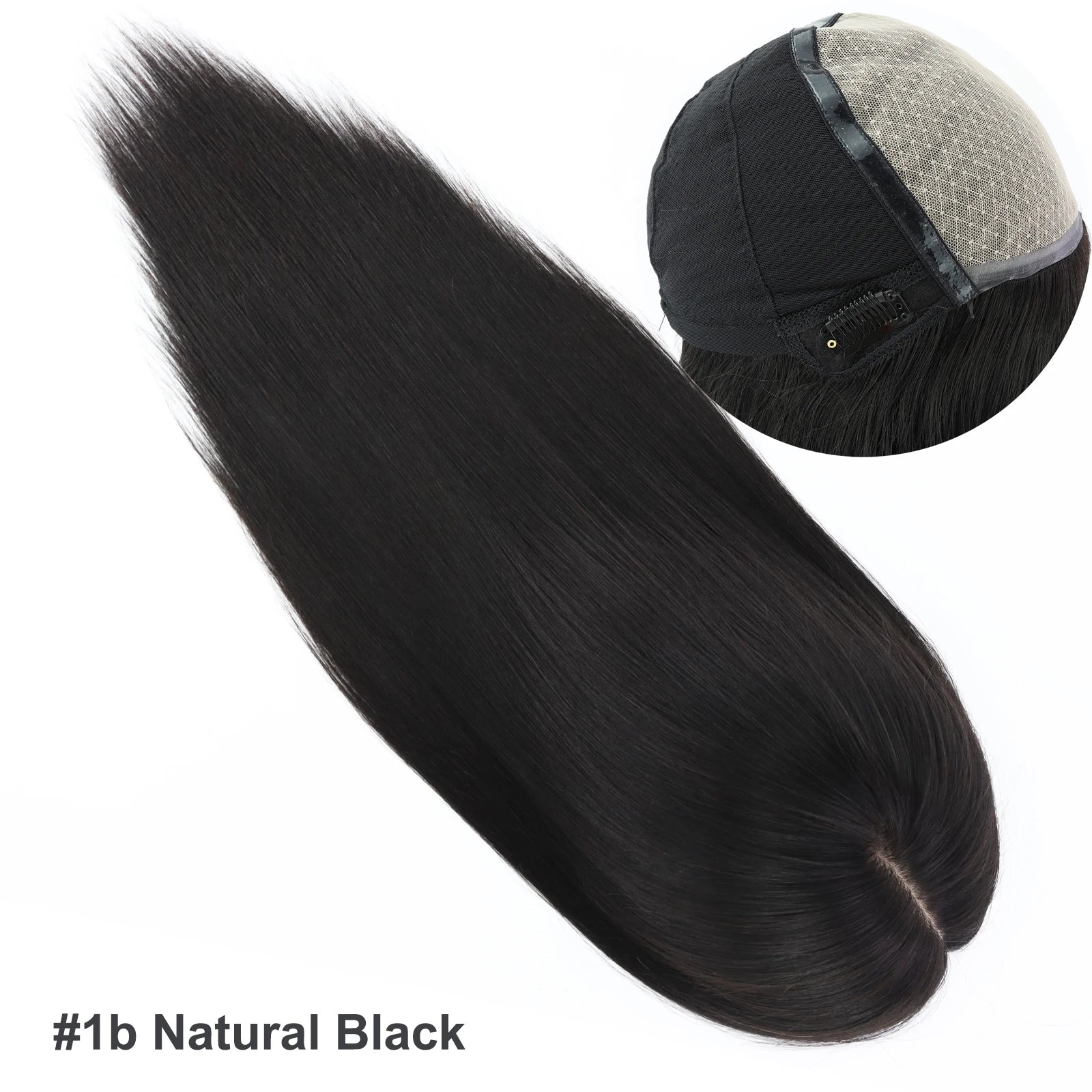 Women Silk Top Full Lace Wig with PU Front Layer Virgin European Human Hair Wig 6x6" Silk Base Wigs with Elastic Net Wear to go