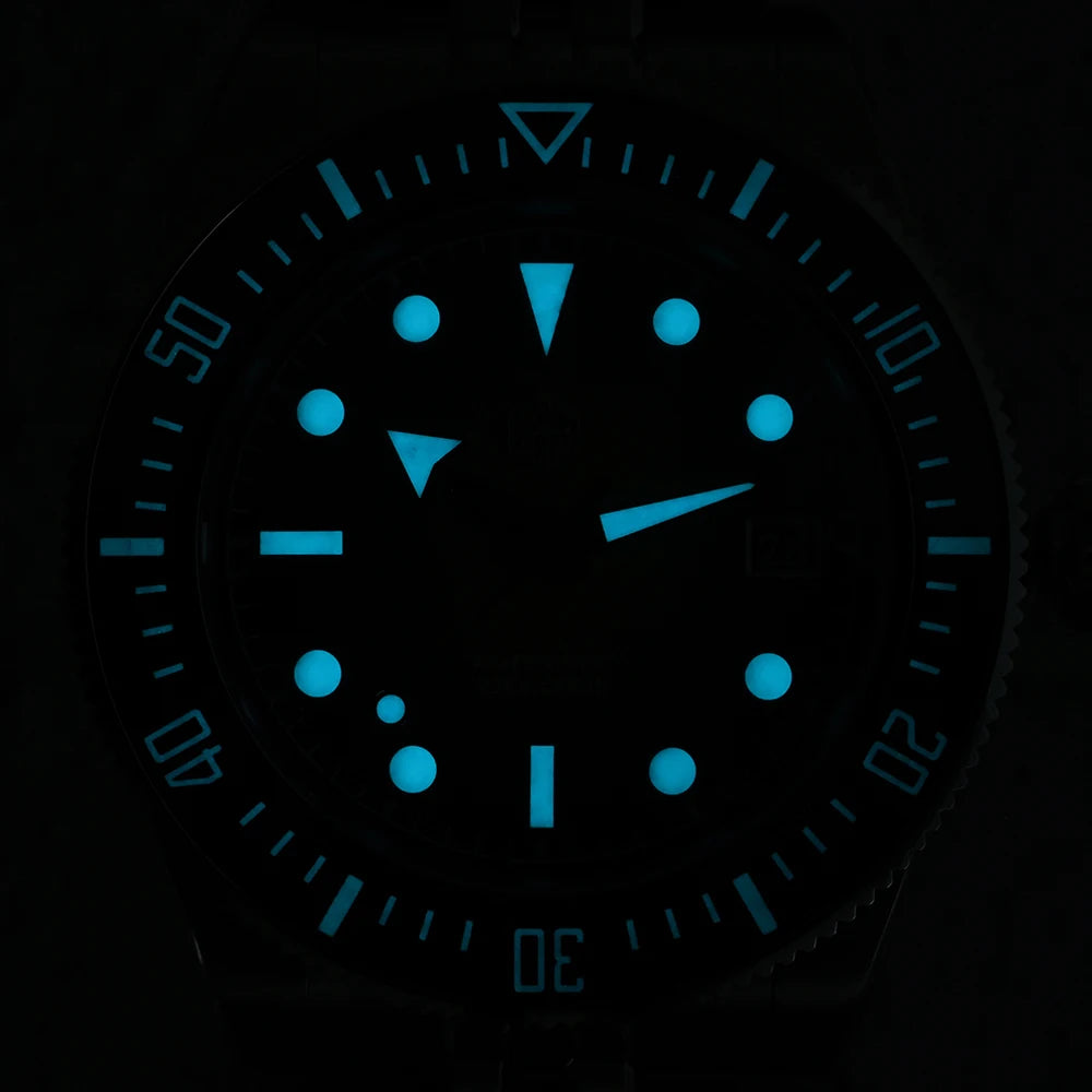 San Martin 40mm Men Diver Watches Original Design High-end Luxury Man Watch Miyota 9015 Automatic Mechanical Waterproof 20Bar