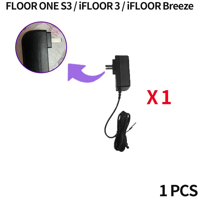 For Tineco Floor One S3 / iFLOOR 3 / S3 Breeze Wet Dry Vacuum Cleaner Accessories Charger Charging Base Replacement Spare Parts
