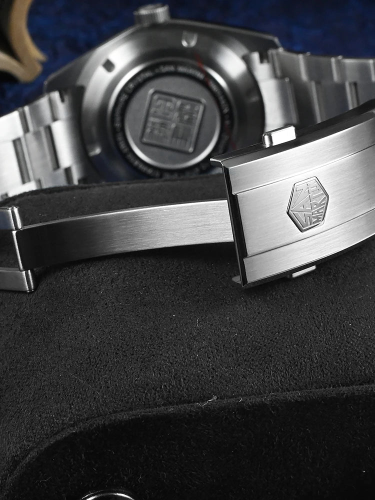 San Martin 39mm Miyota 90S5 MOP Dial Men GADA Wristwatch Automatic Watches Mechanical BGW-X1 10Bar Luminous SN0144GX-4/7