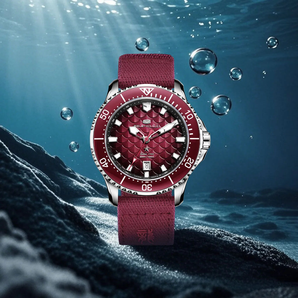 Seagull Ocean Series Man Watch King of the Dragon Automatic Mechanical Watch 300M Waterproof Watches for Man Diving Watch 1216