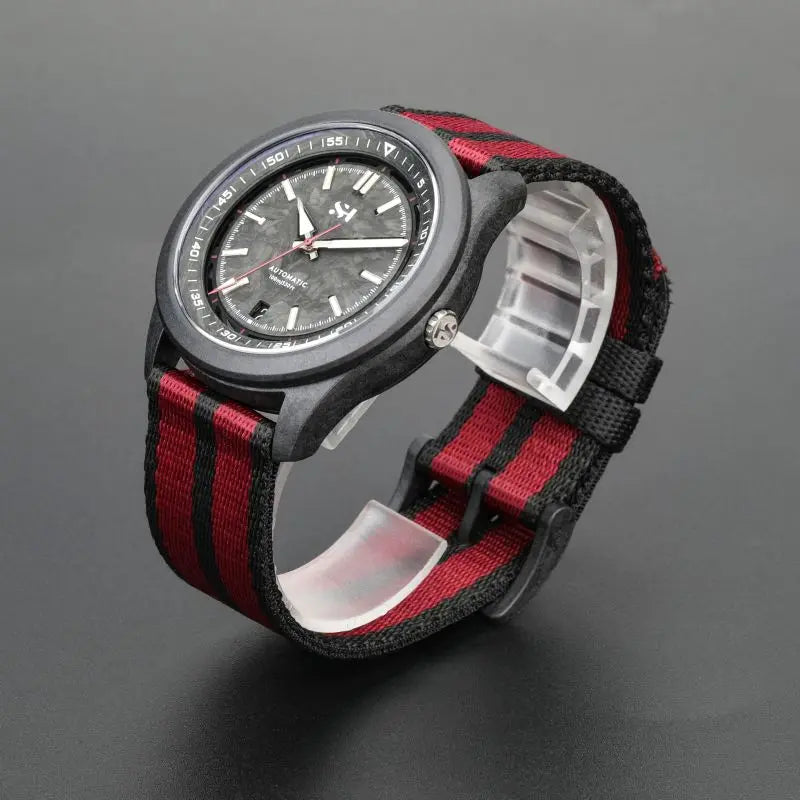 2024 New Carbon fibre SW200 Automatic Watch Luxury 41mm 100m Waterproof Diver Watches PT5000 Diver Men Watch