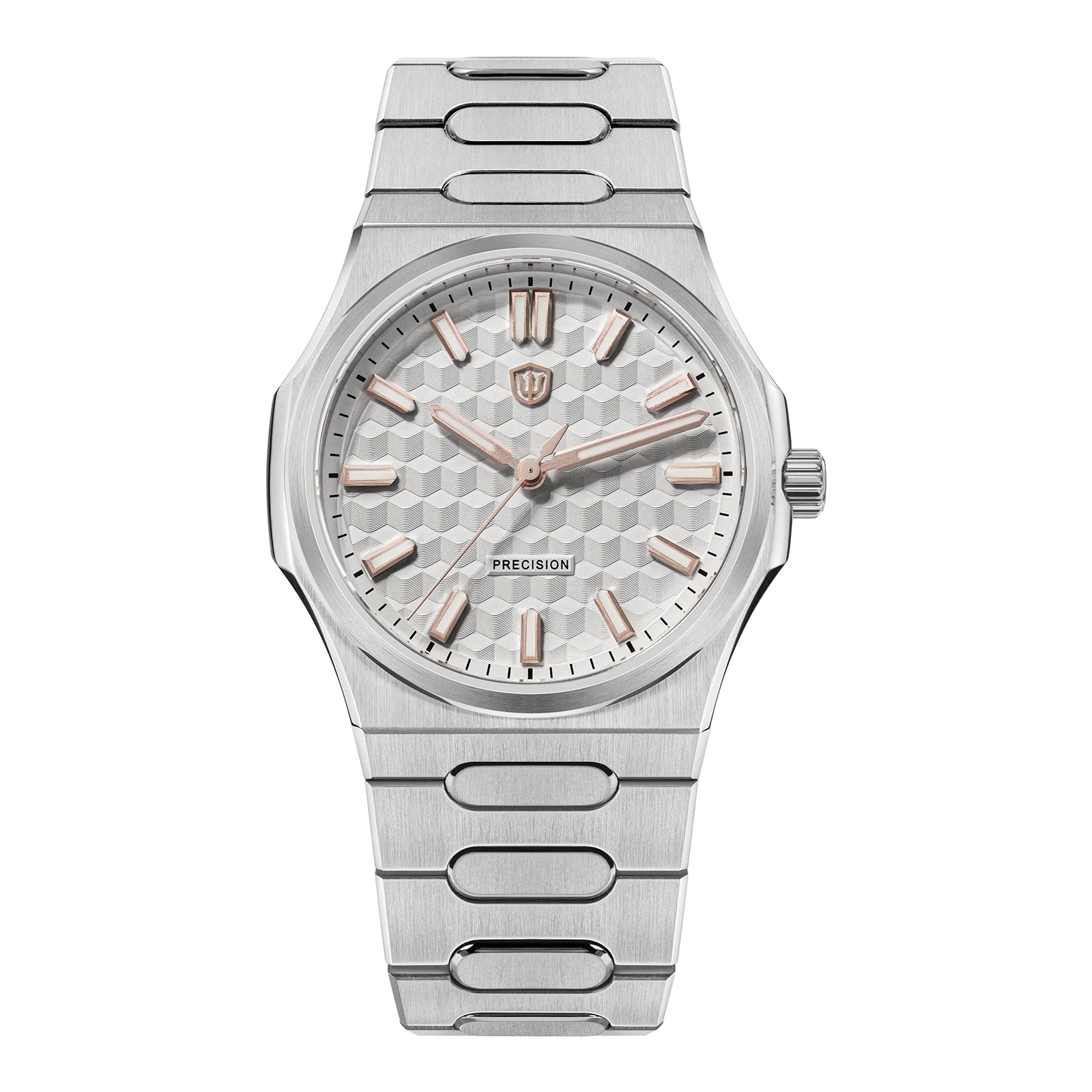 Watchdives Premier WD0016B Men Watch Square-Block Faceted Dial Original Design Luxury Watches VH31 Sweep Second Quartz Movement