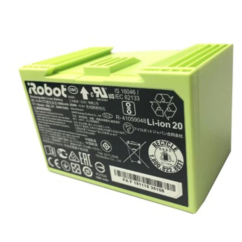 14.4V 1800mAh i7 Battery Replacement for iRobot Roomba e & i Series i7+ e5 7150 7550 i3 3150 i3+ 3550 i4 4150 Parts