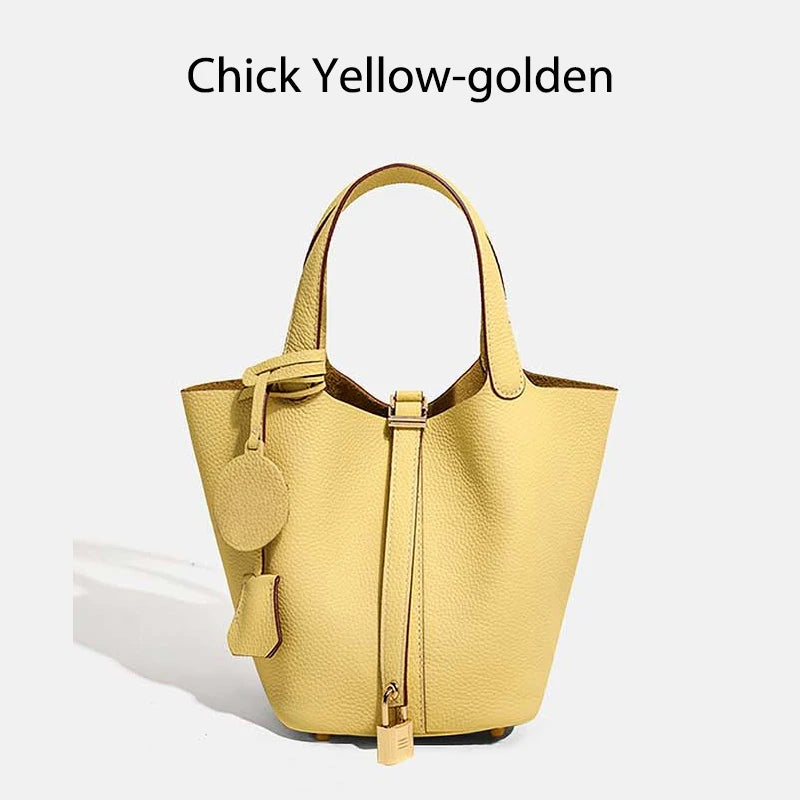 MENDY Women Bags Handbags Bucket Bag Real Leathe Fashion Tote Bag Genuine Leather Luxury Desginer Big Size Large Lady Hand Bags