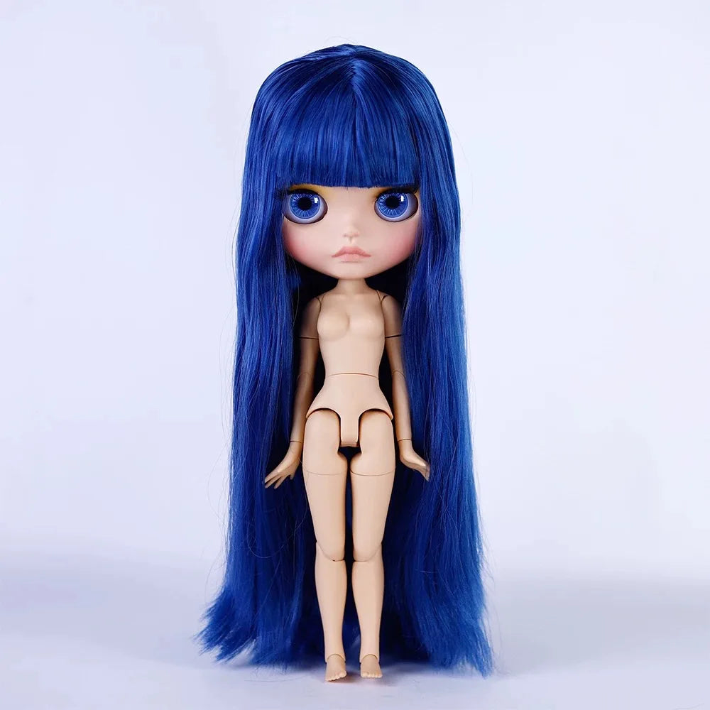 ICY DBS Blyth 30cm Doll Tan Skin Matte Face Glossy Face Pouting Lips 19 Joints Body Doll DIY Makeup Costume Doll Girls Gift Toy