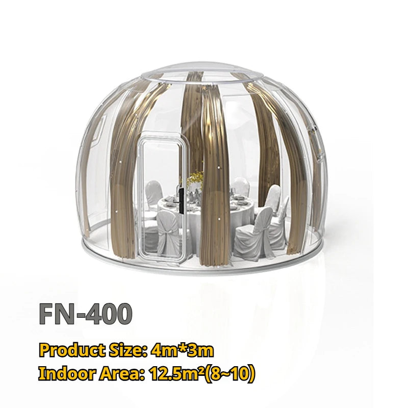 Bubble Tent Transparent Starry Sky Igloo Dome for Camping Waterproof PC Material Perfect for Family Adventures&Stargazing Nights