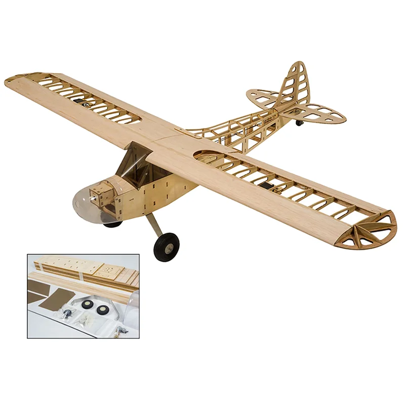 CHFL Wood RC Airplane 1.2M 30E 4CH Remote Control Aircraft KIT/PNP Version DIY Flying Model