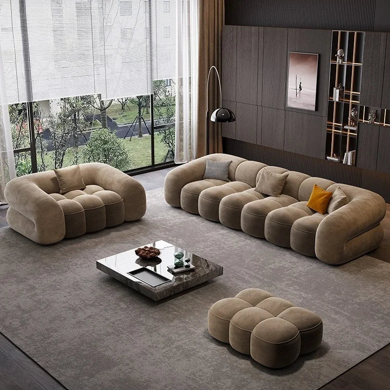 Luxury Soft Living Room Sofas Accent Design Aesthetic Wooden Cute Vintage Living Room Sofas Small Unique Muebles Hotel Furniture