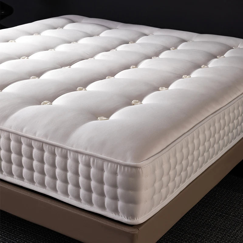 Eco-Friendly Horsehair Mattress - Hand-Tufted, Natural Wool, Camel Hair, Soy Cotton, 3 Firmness, No Glue, Custom Sizes