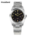 Hruodland 2025 New 36mm Retro Men Automatic Mechanical Watches F029 NH38 Men Dress Watches Stainless Steel 20Bar Diving Clock