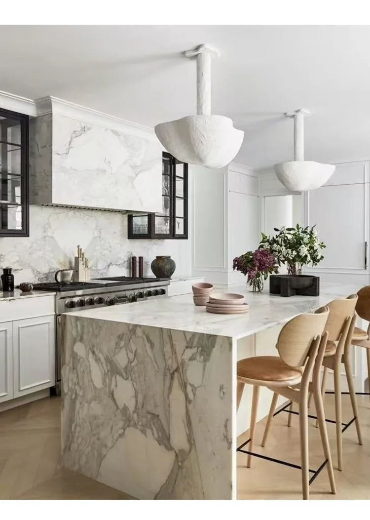 Any Size Custom Italian Minimalist Luxury Natural Marble Kitchen Island Dining Table Stone Top Modern Home Open Kitchen Table 13