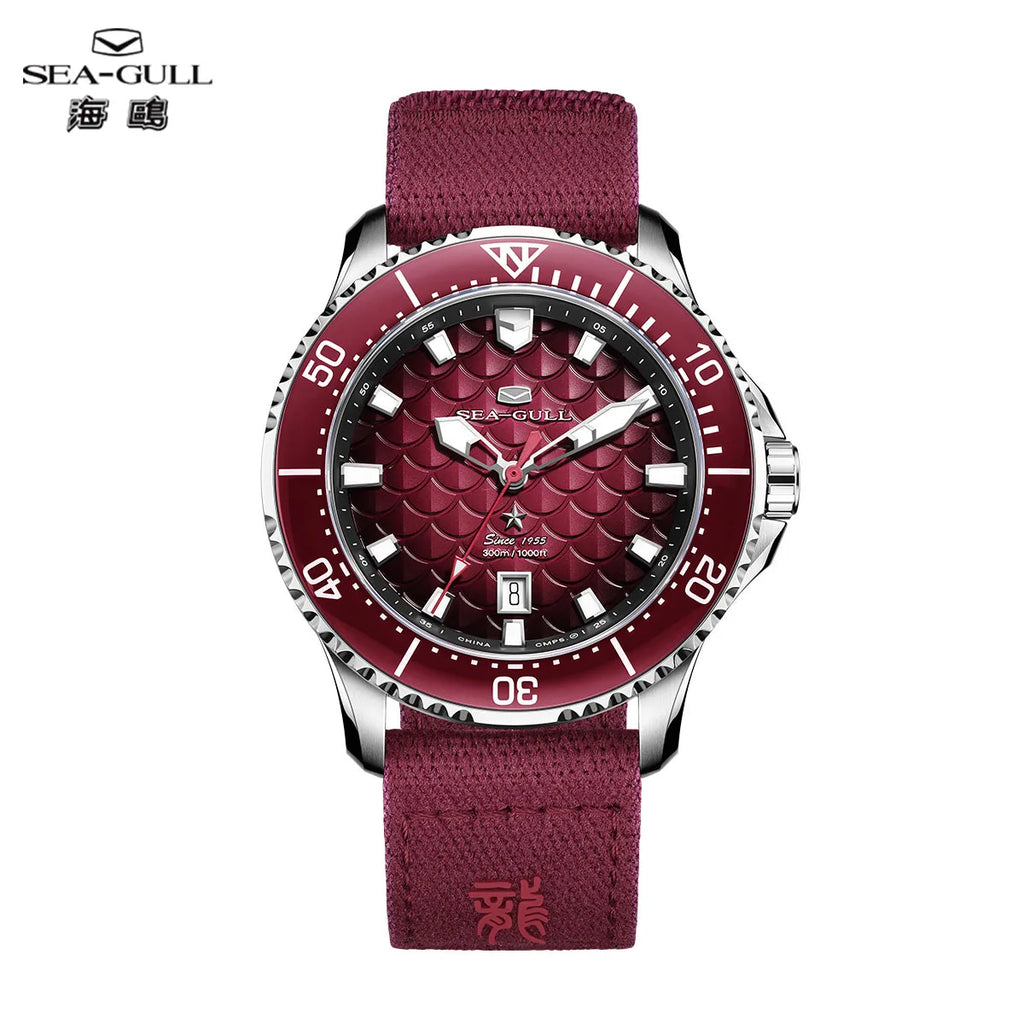 Seagull Ocean Series Man Watch King of the Dragon Automatic Mechanical Watch 300M Waterproof Watches for Man Diving Watch 1216