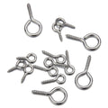 100pcs 8/10mm Small Sheep Eyes Nail Screw Tiny Mini Eye Pins Hooks Eyelets for Bead Charms Pendant DIY Jewelry Necklace Findings