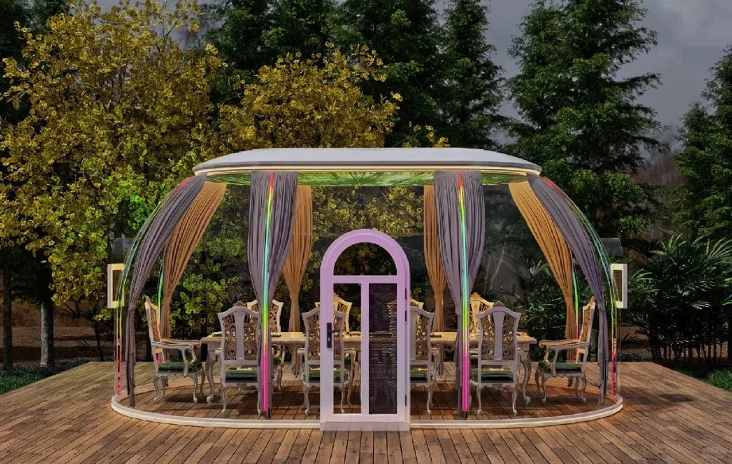 7.8-Meter Transparent Starry PC Dome Tent Geodesic Igloo Round Clear House Catering Cabin Hotel Resort Luxury Celebrating Events