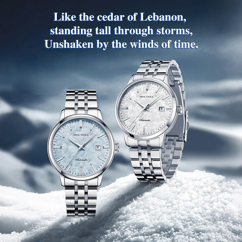 Seagull Cedar Men Automatic Mechanical Watches Luxury Fashion Couple Watches Simple Ladies Wristwatch Couple Gifts 2025 New 6182