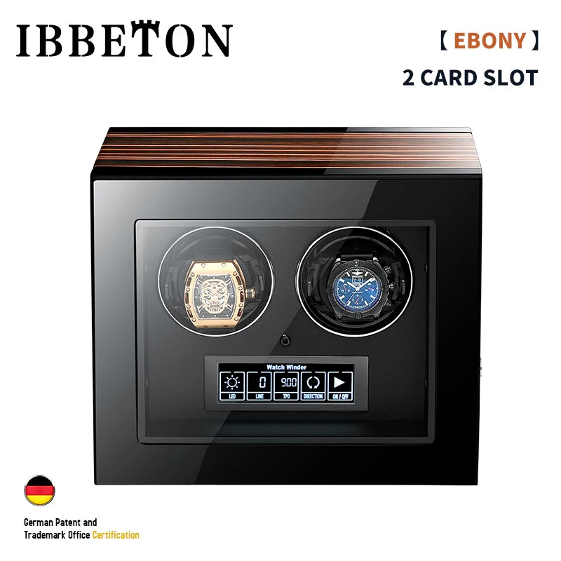 Luxury Automatic Watch Winder 24 Watches with Mabuchi Motor LCD Touch Screen and Remote Control Watch Storage Box