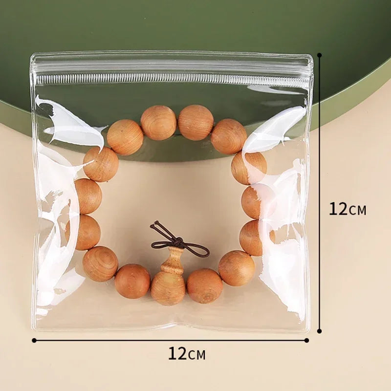 10/20/30/50pcs Jewelry Organizer Pouch Bags Transparent PVC Anti-Oxidation Earring Pendant Necklace Bracelet Storage Holder 2035