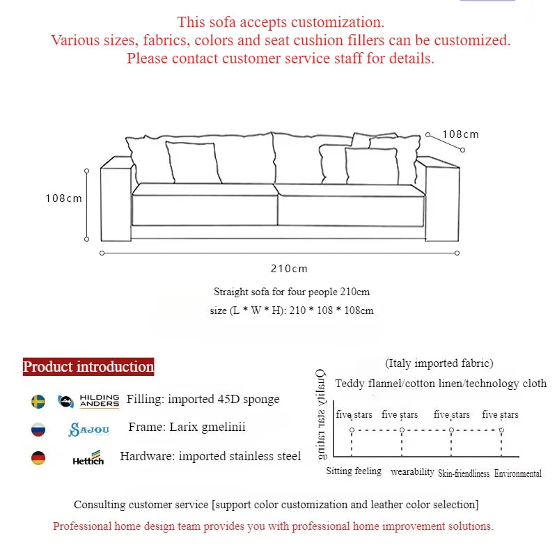 Lounge Large Living Room Sofas Soft New Arrival Wood Modern Sectional Lazy Sofa Floor Nordic White Divani Da Soggiorno Furniture