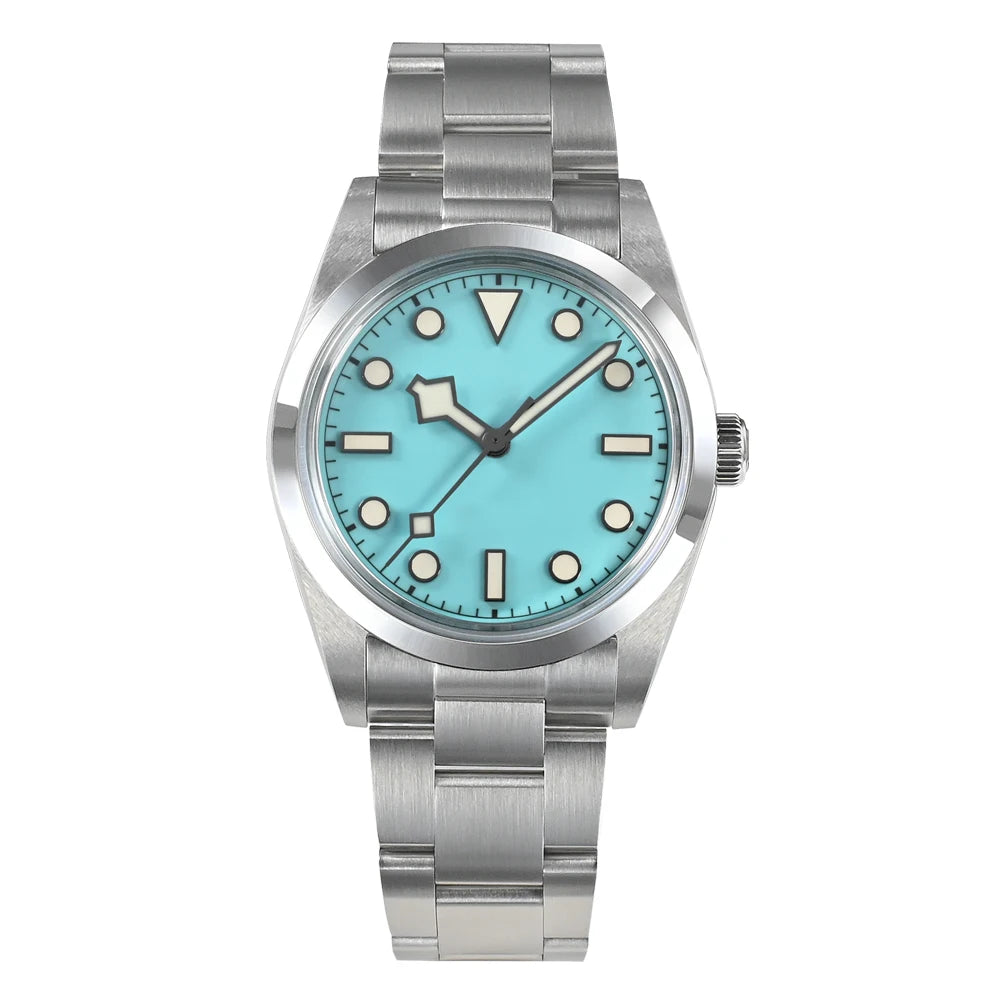 San Martin 36mm Explore Mechanical Watch For Men Watches Relogio Automático Sapphire Sport Snowflake Luminous 10Bar SN0021B-3