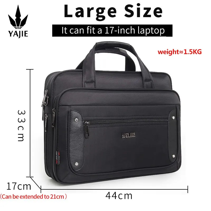 Large Capacity Briefcase Bag Men Business Bag 14inch 15.6 inch 17 inch 19 Laptop Bag Shoulder Bags Canvas Handbags Messenger Bag