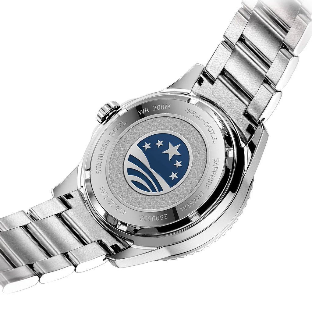 Seagull Ocean Series Watch for Men Luxury Diving Watches 200M Waterproof Ceramic bezel Sapphire Automatic Mechanical Watch 1201
