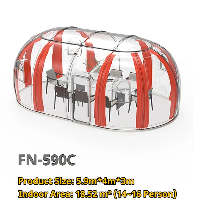 Bubble Tent Transparent Starry Sky Igloo Dome for Camping Waterproof PC Material Perfect for Family Adventures&Stargazing Nights