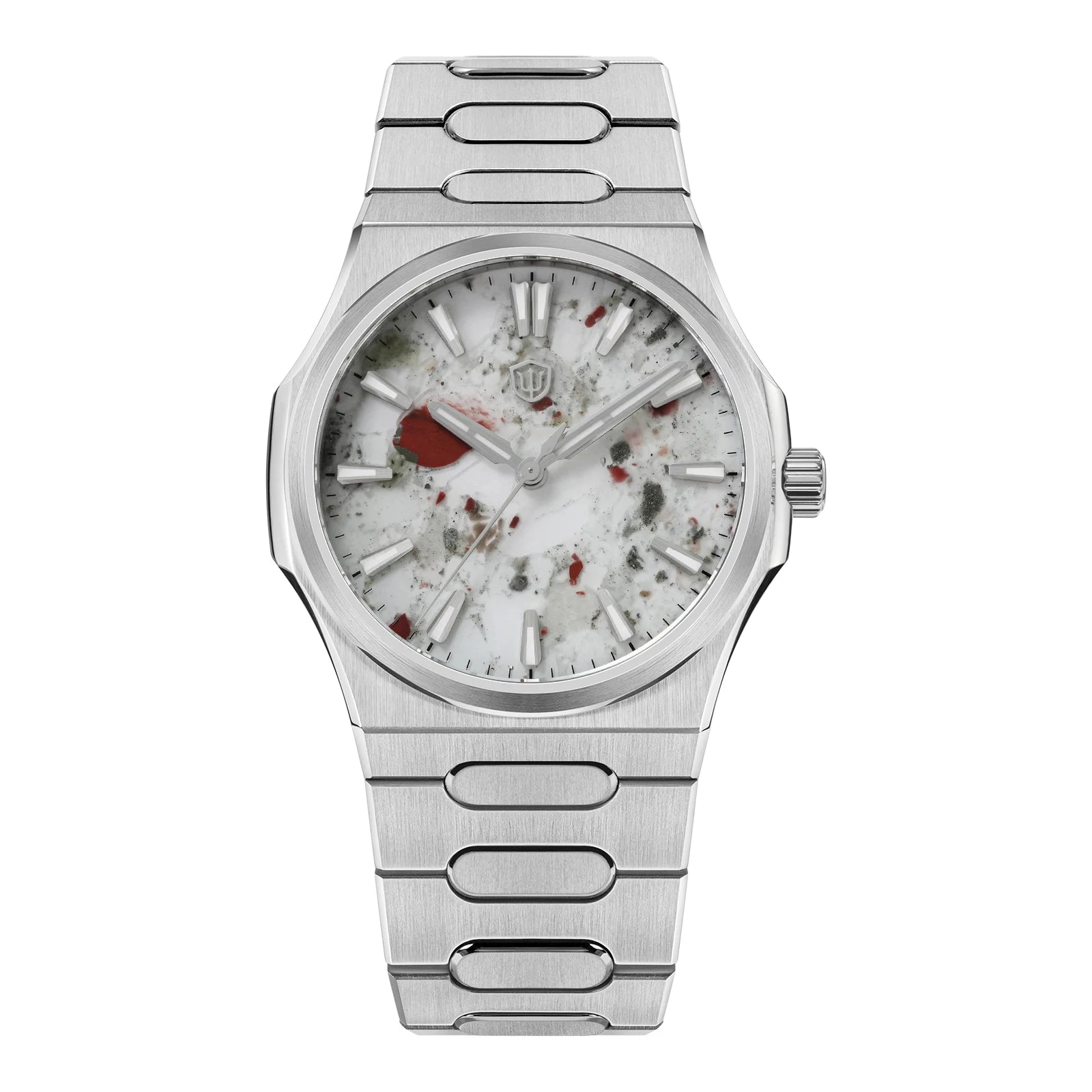 Watchdives Premier WD0016B Men Watch Square-Block Faceted Dial Original Design Luxury Watches VH31 Sweep Second Quartz Movement