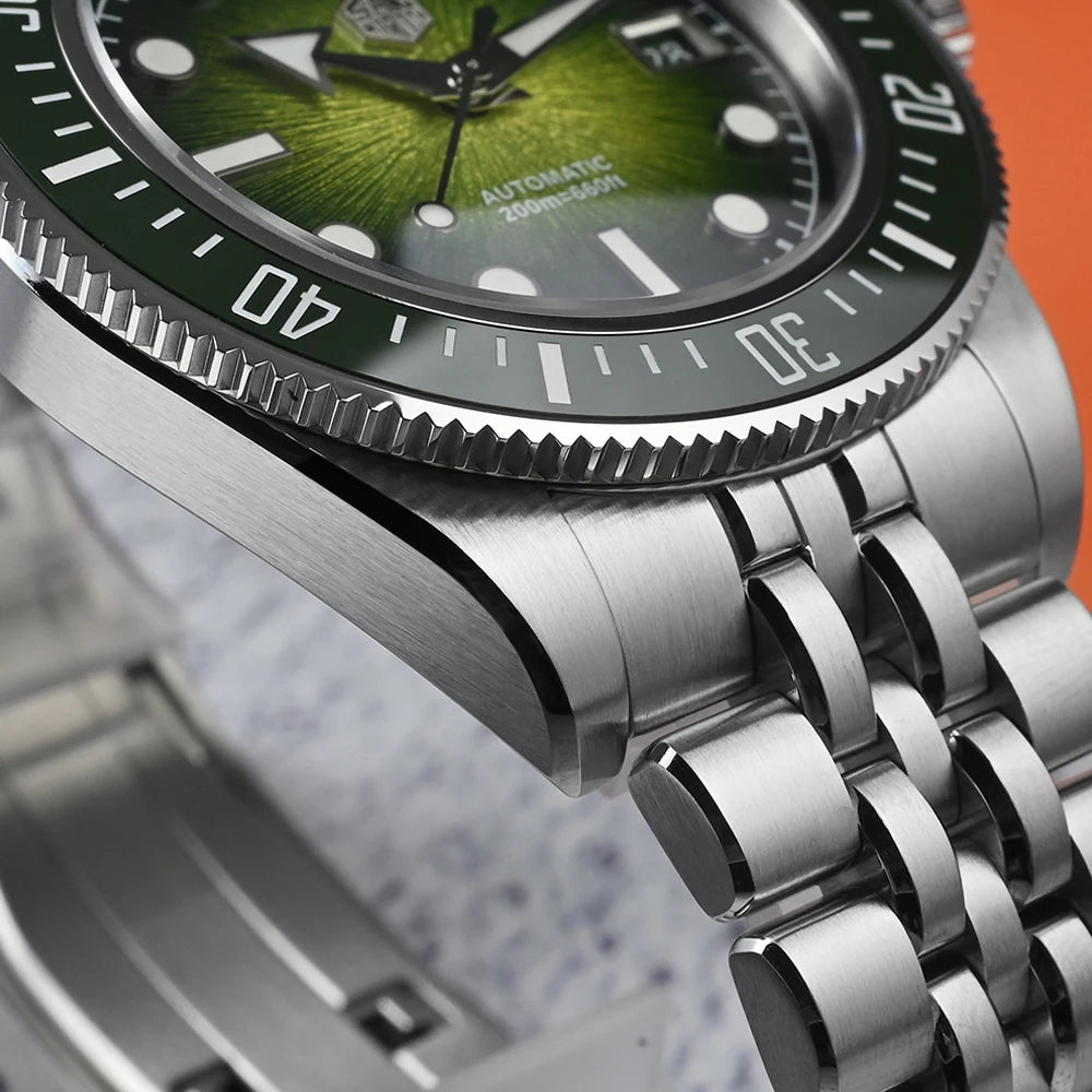 San Martin 40mm Men Diver Watches Original Design High-end Luxury Man Watch Miyota 9015 Automatic Mechanical Waterproof 20Bar