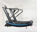 SK Fitness Gym Equipment Unpowered Air Runner Curved Treadmill Machine Unplugged Manual Treadmill For Compact Gym Setup