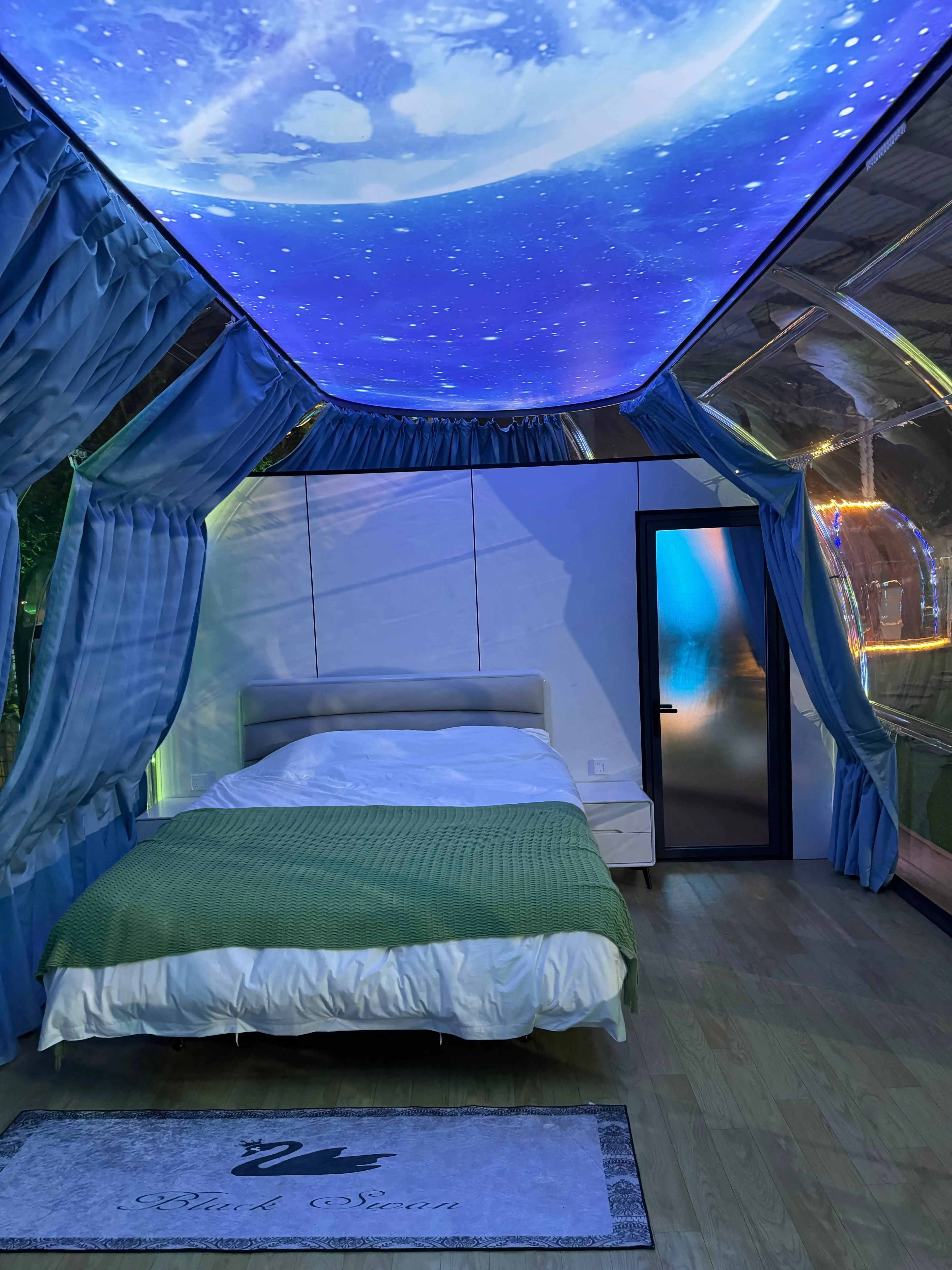 7.8-Meter Transparent Starry PC Dome Tent Geodesic Igloo Round Clear House Catering Cabin Hotel Resort Luxury Celebrating Events