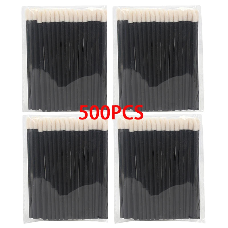 500PCS Eyelashes Brushes Wholesaler Disposable Lip Brush Set For Eyelash Extension Mascara Eyebrow Wands Applicator Makeup Tool