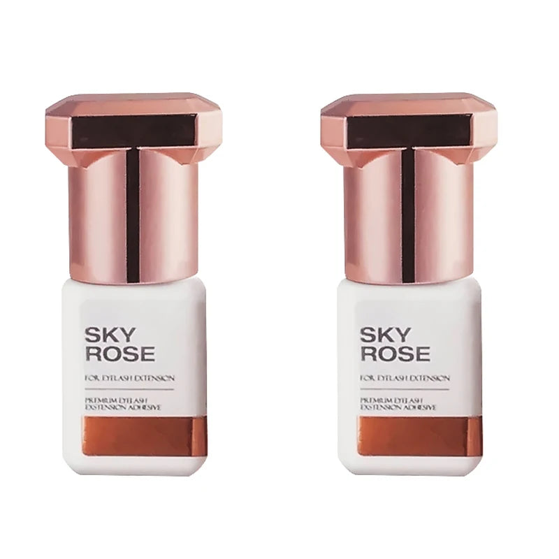 5 Bottles SKY Rose Glue Eyelash Extensions 1s Fast Drying Korea Sky Glue 5ml False Lash Glue Makeup Tools Adhesive Supplies Shop
