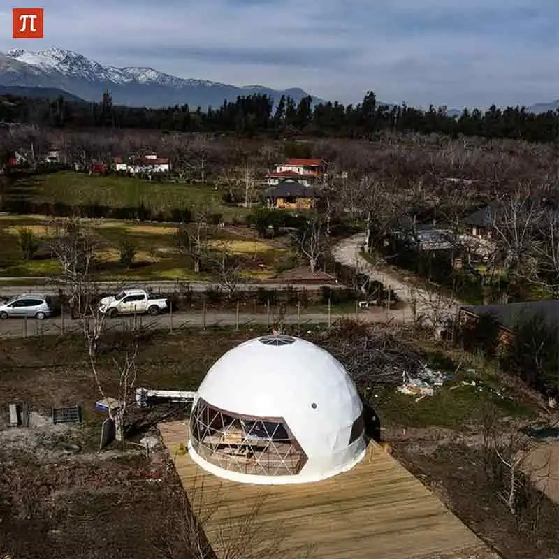 【Europe Stock】 Or Luxury Geodesic Dome Tent Waterproof PVC Outdoor Camping Pod For Resort Hotel Garden