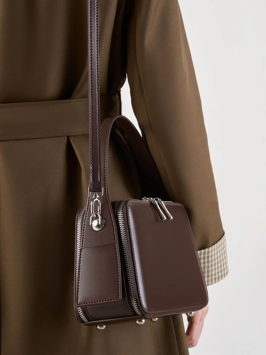 YANATARI underarm cowhide Genuine leather handbags women vintage shoulder bag female crossbody bags luxury high quality 2026