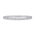 sterling silver 925 moissanite tennis bracelet 0.3ct  full row moissanite bracelet  tennis bracelet