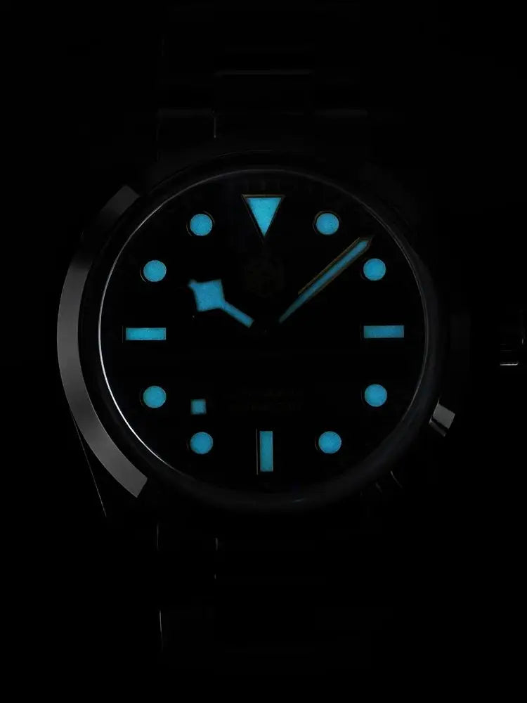 San Martin 36mm Explore Mechanical Watch For Men Watches Relogio Automático Sapphire Sport Snowflake Luminous 10Bar SN0021B-3