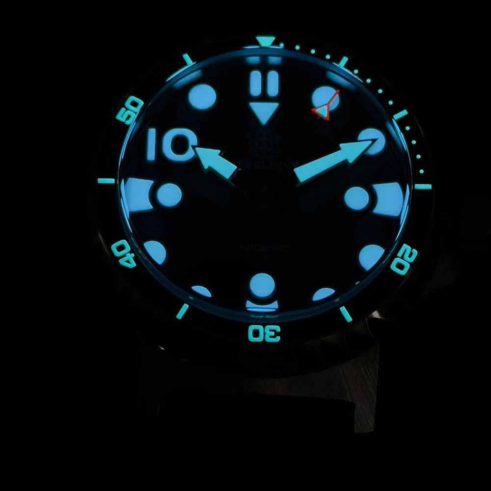 STEELDIVE Official SD1982 46.5mm Big Size Ceramic Bezel 25000M Waterproof Sapphire Glass Thick NH35 Automatic Mens Dive Watches