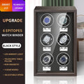 Luxury Automatic Watch Winder High-End 6 Slot Automatic Wood Watches Box with Mabuchi Mute Motor Watch Cabinet Clock Storage Box