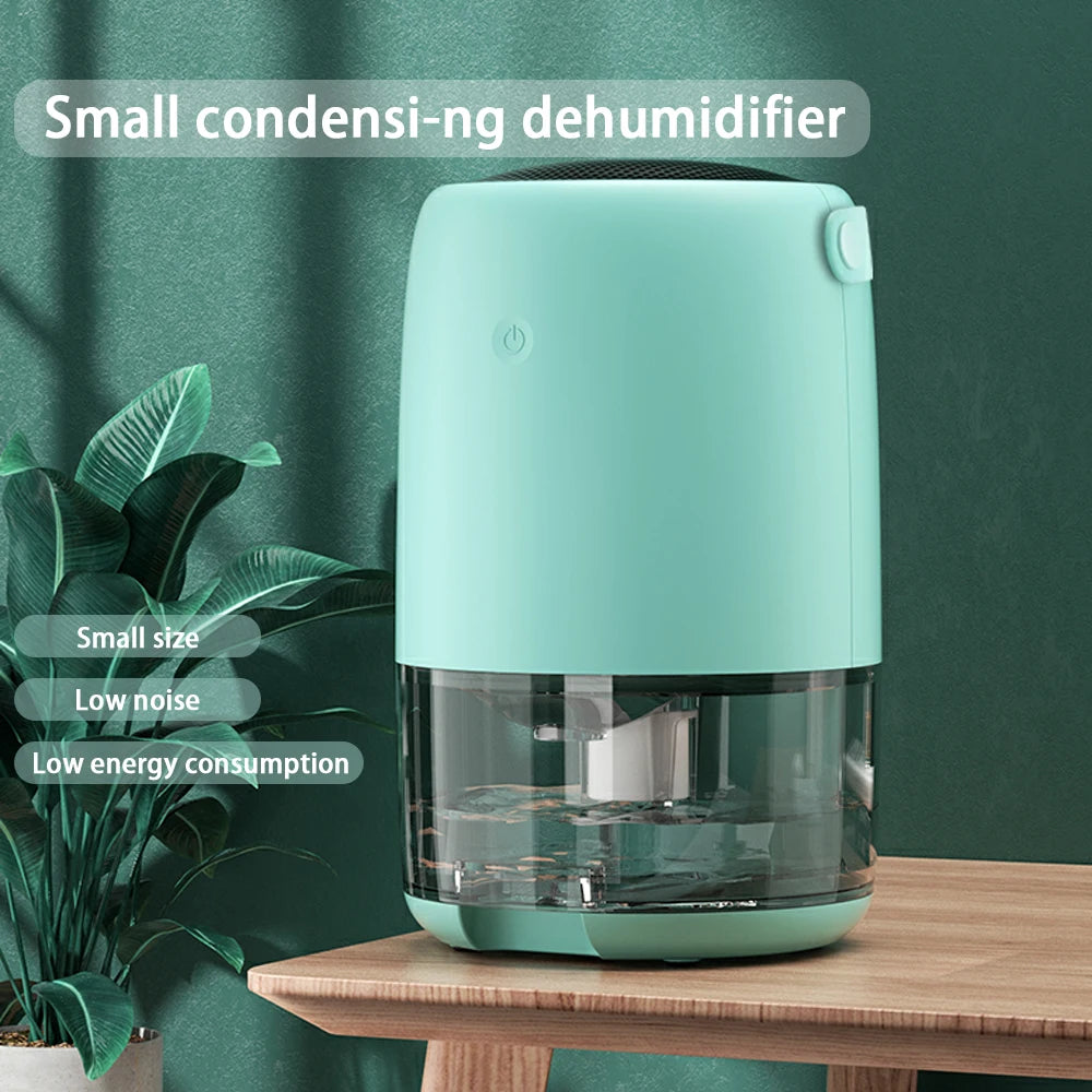 GB-BX08 1100ML Silent Home Small Dehumidifier - Indoor Bedroom Air Purifier, 220V, Quiet Efficient