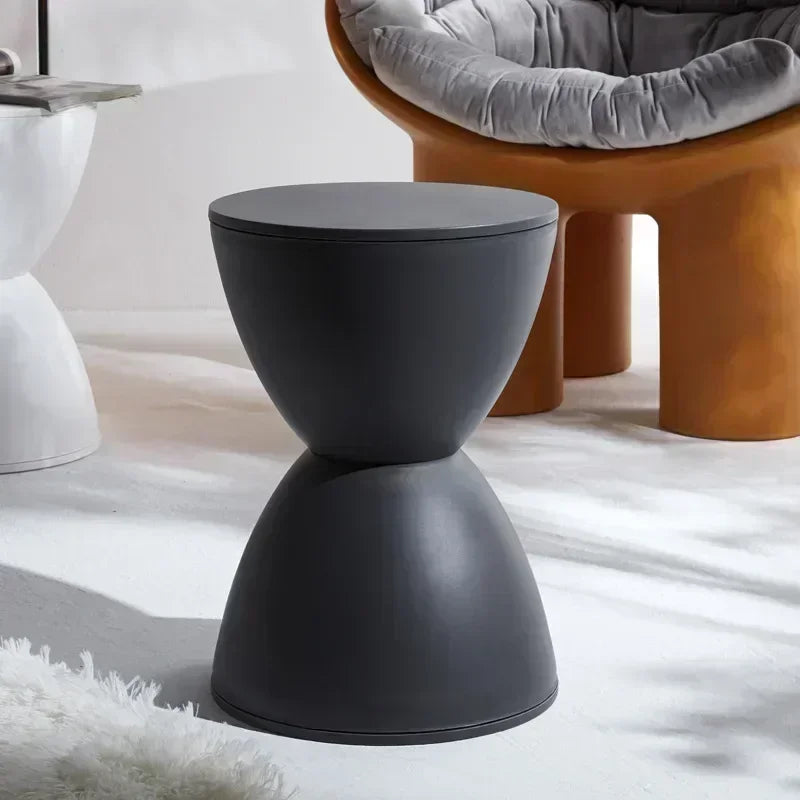 Nordic Shoe Changing Stool for Home Simple Living Room Stool Children Low Stool Thick Plastic Creative Circular Stools Furniture