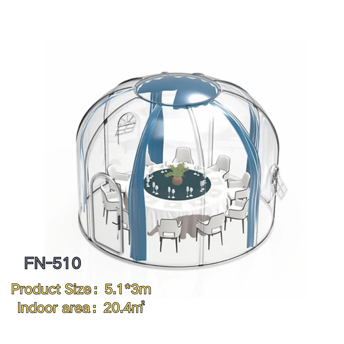 Bubble Tent Transparent Starry Sky Igloo Dome for Camping Waterproof PC Material Perfect for Family Adventures&Stargazing Nights