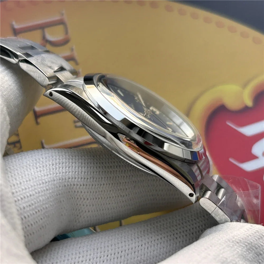 Hruodland 2025 New 36mm Retro Men Automatic Mechanical Watches F029 NH38 Men Dress Watches Stainless Steel 20Bar Diving Clock