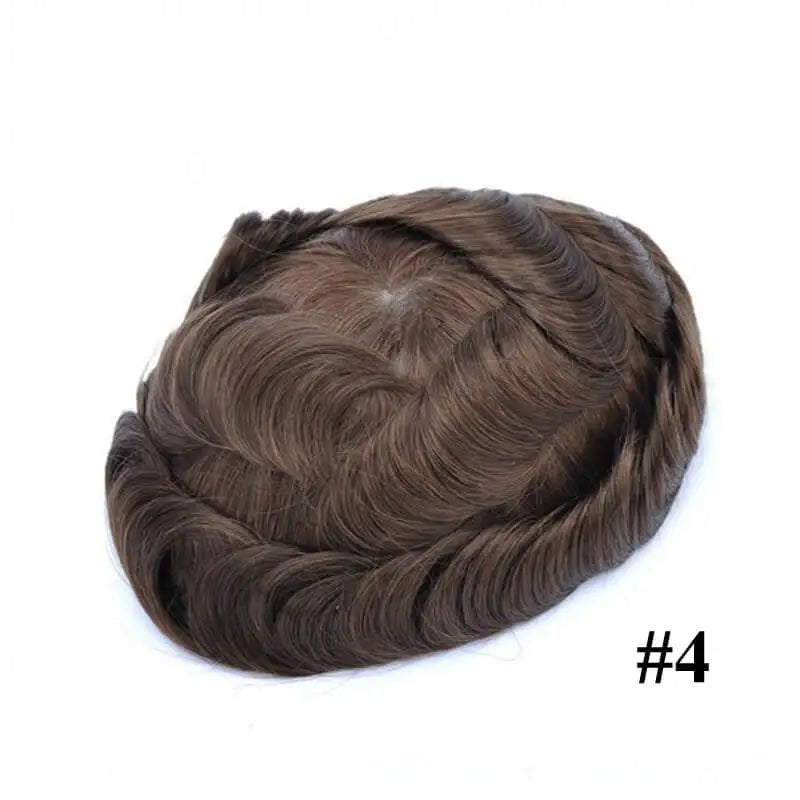 Customized 180% Density Mono Base Men Toupee  Long Wig For Men Men's Wigs Durable Male Hair Capillary Prosthesis Man Wig